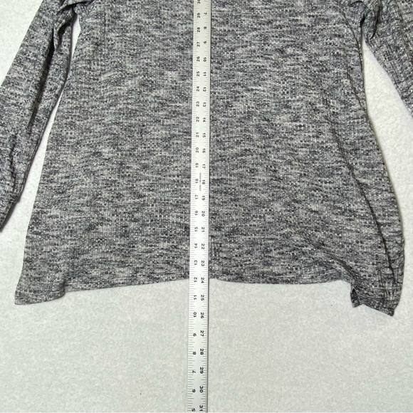 Knox Rose Sweater Women’s M Gray Long Sleeve V Neck Pullover Lightweight Knit - Picture 10 of 11
